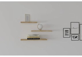 Рафтове в дъбов декор в комплект от 3 Leila - Kalune Design