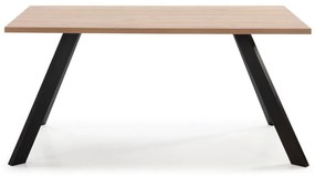 Маса за хранене с дъбов плот 90x160 cm Texas - Marckeric