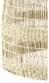 Висящо осветително тяло с абажур от морска трева в естествен цвят ø 50 cm Sagar – Light &amp; Living