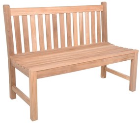 Градинска пейка от масивно дърво в естествен цвят Solo – Garden Pleasure