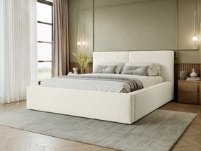 Тапицирано легло Santos-Бяло-200 x 200