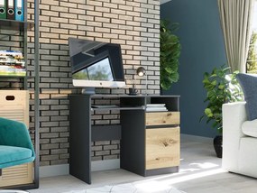 Модерно писалище с шкаф 90x50 cm - различни цветови варианти sonoma