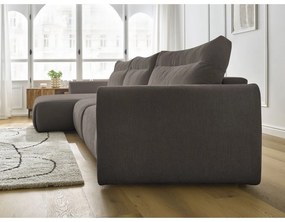 Кафяв ъглов диван Aden – Bobochic Paris