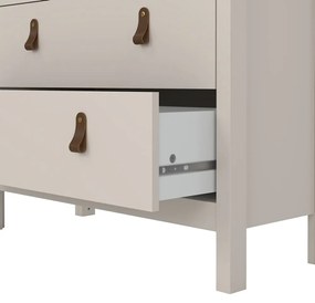 Сиво-бежова витрина 78x199x33 cm Madrid – Tvilum