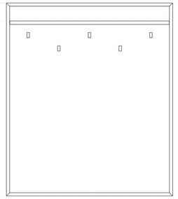 Стенна закачалка от дъбово дърво в естествен цвят с рафт Abies - The Beds