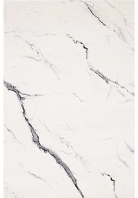 Кремав вълнен килим 133x180 cm Marble - Agnella