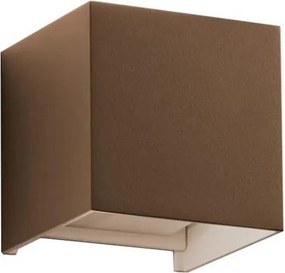 Ideal Lux - LED външен стенен осветител ATOM LED/12W/230V CRI 90 IP54 кафяв