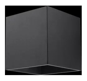 Черна стенна лампа Geo - Sollux