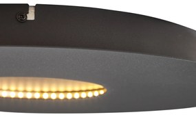 Модерна таванна лампа черна 40 см вкл. LED 3-степенно димиране - Morning