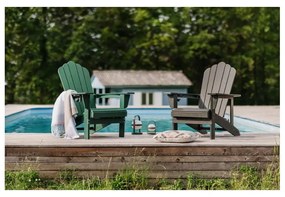 Кафяво пластмасово градинско кресло Adirondack – Bonami Selection