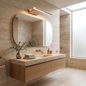 LED аплик за баня SWE037-1W 40cm BRUSH COPPER