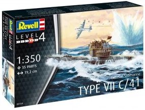 Revell - Сглобяем модел Германска подводница TYPE VII C/41