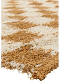 Бежов/кехлибарен памучен килим 140x200 cm Chola – Bloomingville