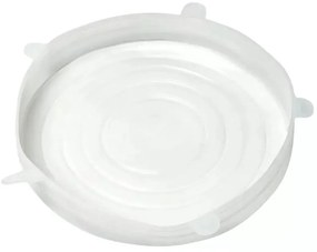 Комплект 6 бр. силиконови капаци Kinghoff KH 1902, -40 до 230°C, Плътно и херметично прилепване, Многократна употреба, Универсални, Прозрачен
