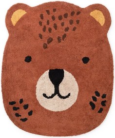 Кафяв памучен детски килим подходящ за пране/ръчно изработен 120x149 cm Snuggle Berry – Hanse Home