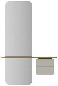 Комплект за коридор в дъбов декор в бял и естествен цвят One More Look - UMAGE