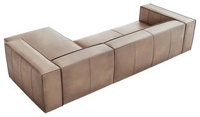 Ъглов диван от светлокафява кожа (десен ъгъл) Madame - Windsor &amp; Co Sofas