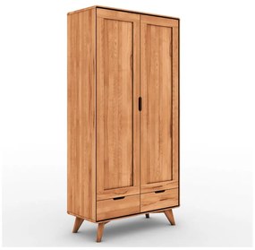 Гардероб от букова дървесина 90x180 cm Greg - The Beds
