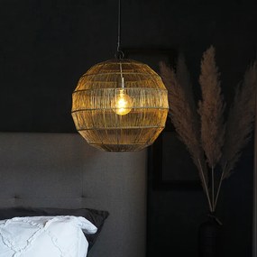 Модерна висяща лампа месинг 42 см - Bolti