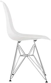 Кухненски стол Fiore Metal-Бял (4) парчета