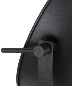 Подова лампа черна със злато 35 см регулируема - Magnax