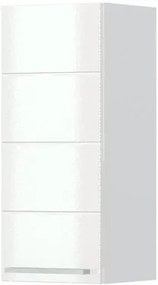 Висящ шкаф Hudson V7-30-1K-White - White glossy