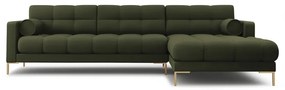 Зелен ъглов диван (десен ъгъл) Bali – Cosmopolitan Design