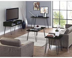 Тъмносива маса за телевизор от декор от дъб 107x63 cm Owen – Støraa