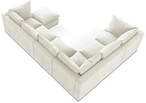 Бежов ъглов диван (ляв ъгъл/U форма) Manao – Makamii