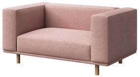 Розово кресло от плат букле Kukumo - Ame Yens