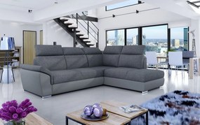 Ъгъл диван Lorenzo-Right-Gkri -Dark gray