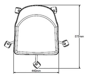 Сив офис стол Whistler - Unique Furniture