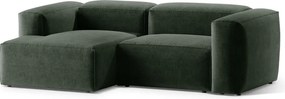 Зелен ъглов диван (ляв ъгъл) Bergamo – Cosmopolitan Design