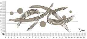 Метална декорация за стена 121x52 cm Mondrian – Mauro Ferretti