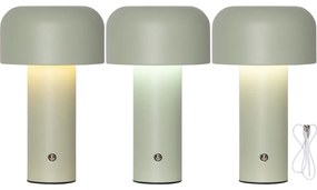 Зелена LED настолна лампа (височина 21,5 cm) Bobby – Star Trading