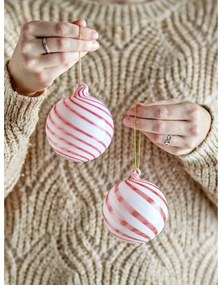 Стъклени коледни топки в комплект от 2 бр. ø 8 cm Zwirl – Bloomingville