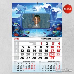 Календар с ваша снимка  - Море