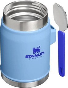 Син термос за храна от неръждаема стомана 400 ml Legendary Food Jar + Spork Blue Sky – Stanley