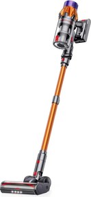 Вертикална прахосмукачка Honiture X7 CJD239, 550W, 45 KPa, 1.5 л, 60 мин, 3 режима, Регулируема височина, HEPA, Тъчскрийн, LED четка, Никел/жълт