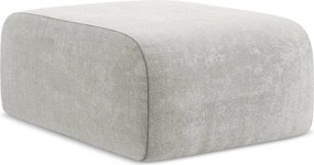 Светлосива шенилова табуретка Lani – Makamii