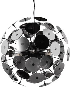 Матово черно висящо осветително тяло Discalgo - Trio