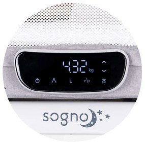 CHIPOLINO Мини кошара - кошче с LED дисплей SOGNO СИВА