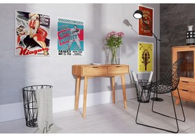 Тоалетка от букова дървесина 90x40 cm Greg - The Beds