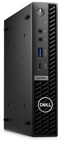 Настолен компютър Dell OptiPlex 7020 MFF Plus, Intel Core i7-14700 vPro (33MB cache, 20 cores, up to 5.3 GHz Turbo), 1 X 16GB DDR5, 5600, 512GB SSD PCIe M.2, Integrated Graphics, Wi-Fi 6E, Bulgarian Keyboard&Mouse, Ubuntu, 3Y PS