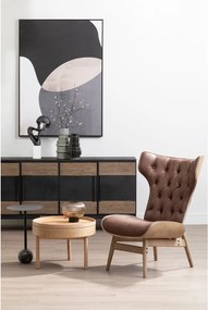 Кръгла странична масичка от декор от бор ø 60 cm Viborg – Premier Housewares