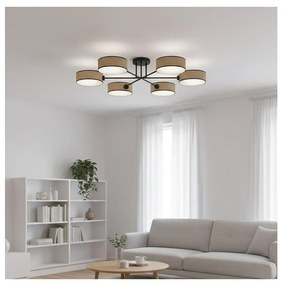 Плафонен полилей MAGA 6xE14/10W/230V бежов