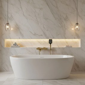 Смесител за вана Rea Arlo Gold  Brush