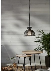 Черен външен абажур за таванно осветление, ø 26 cm Runde - Star Trading