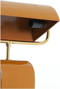 Оранжева метална настолна лампа (височина 38 cm) Cardona – Light &amp; Living
