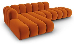 Оранжев ъглов диван (ляв ъгъл) Lupine – Micadoni Home